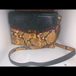 ALDO Multi Colored Snaked Print Bag